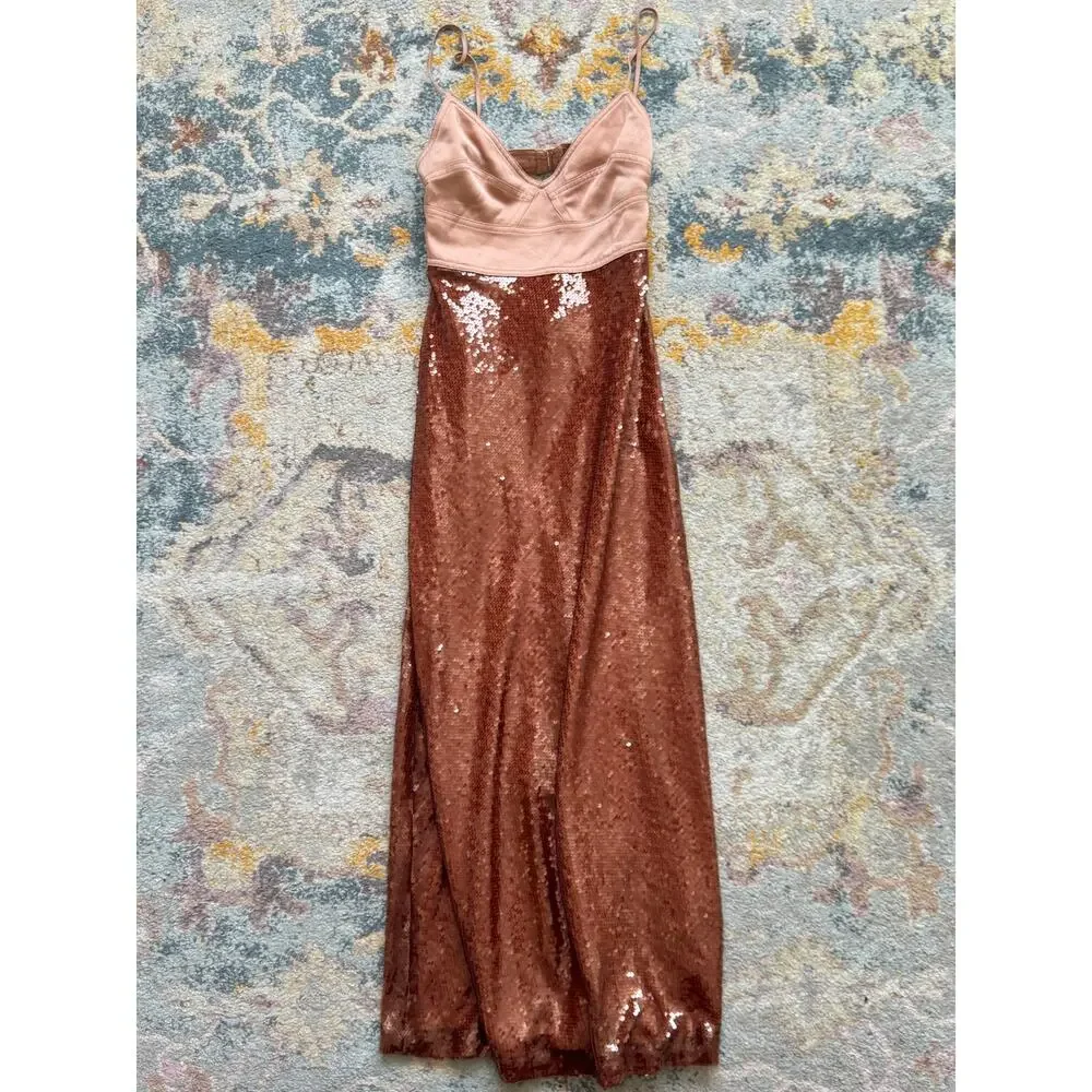 A.L.C. Gisele Sequin Midaxi Empire Dress